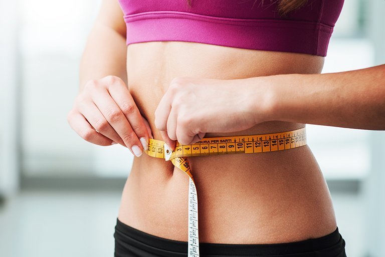 Healthy slim-body lifestyle and wellness routine