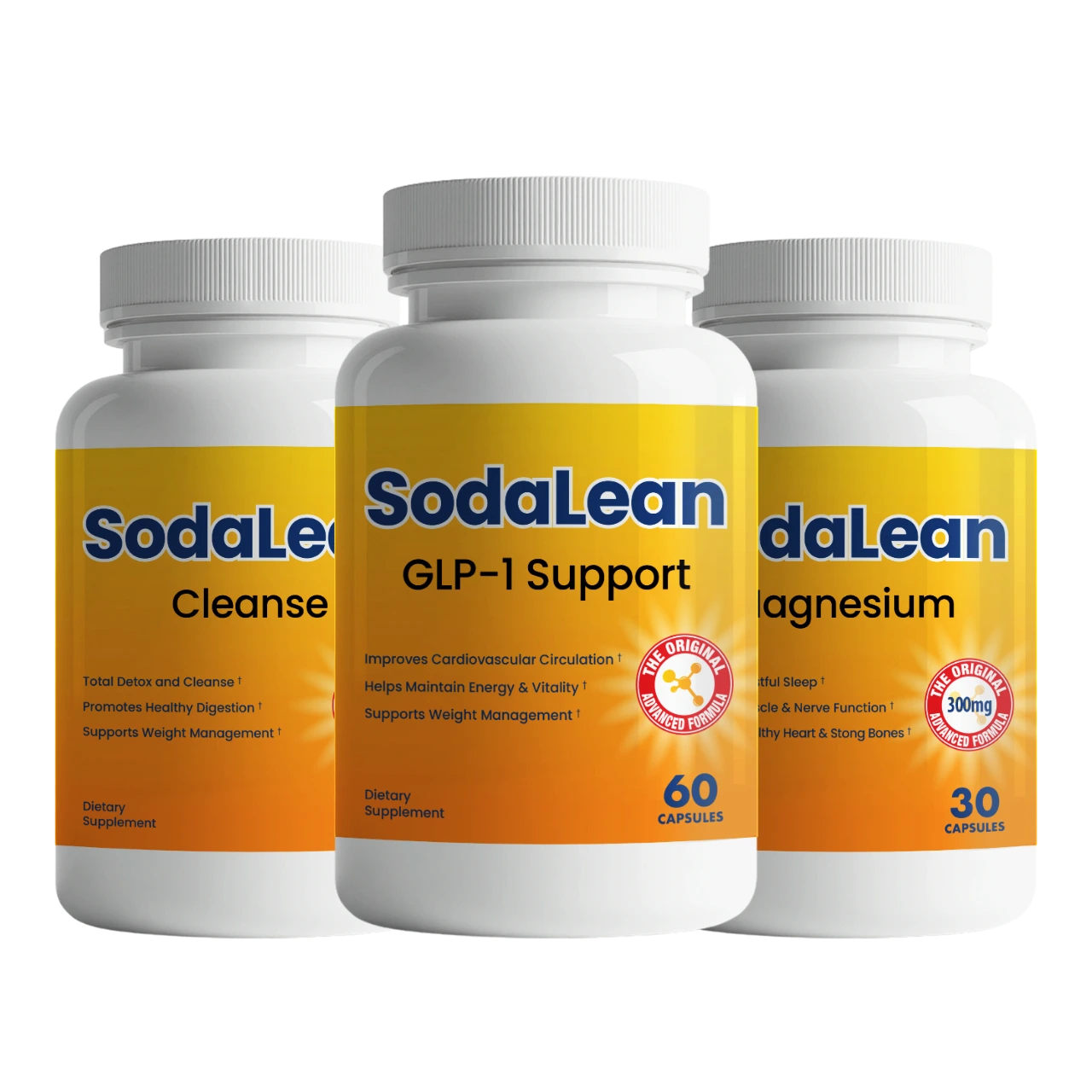SodaLean dietary supplement bottle